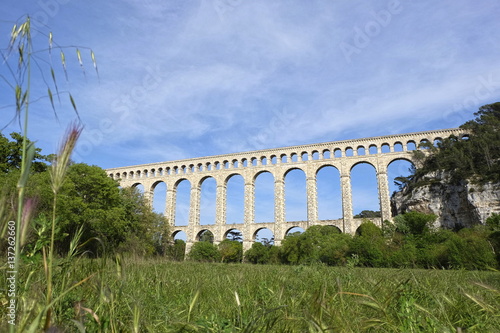 Obraz na płótnie Aqueduc de Roquefavour. France. Pays d'Aix. w salonie