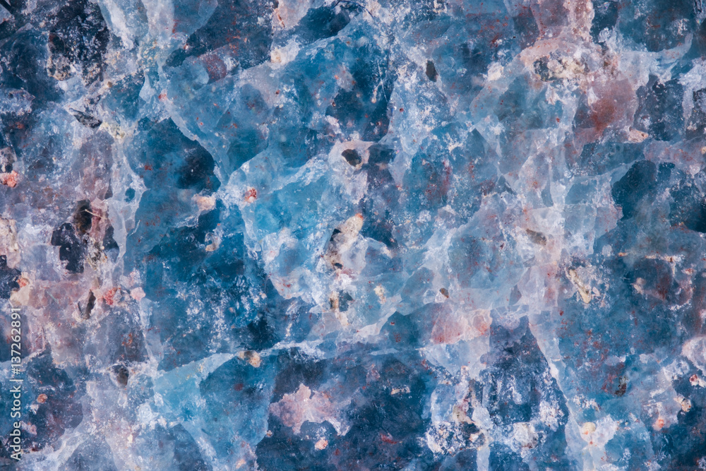 Fototapeta Błękitna kopalna tekstura jako tło