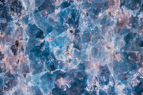 Blue mineral texture as a background photo