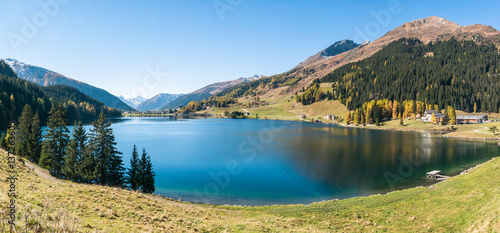 Autumn at the Davosersee, Graubunden, Switserland, EU
