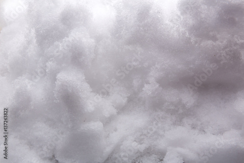 Clean slush snow texture closeup 