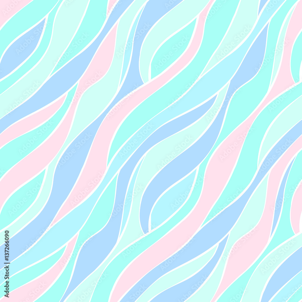 Seamless pattern with hand drawn doodle waves. For textile, background, wrapping paper, surface design. Abstract wavy drawings Seamless pattern with hand drawn doodle waves. For textile, background, wrapping paper, surface design. Abstract wavy drawings