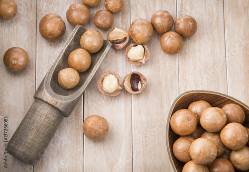 Macadamia nuts (Macadamia integrifolia)