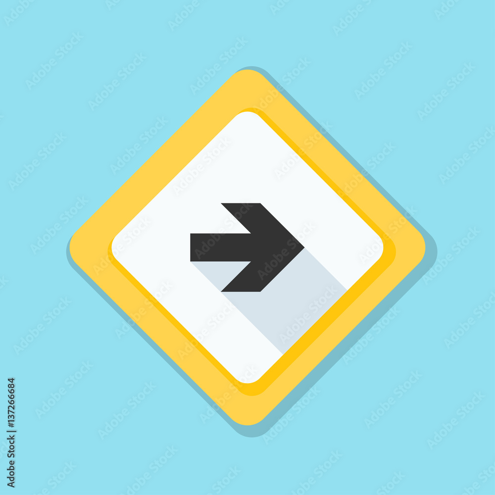 Right Arrow Sign illustration