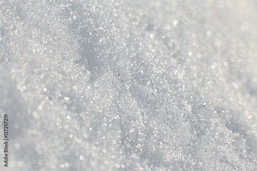 background of fresh snow texture