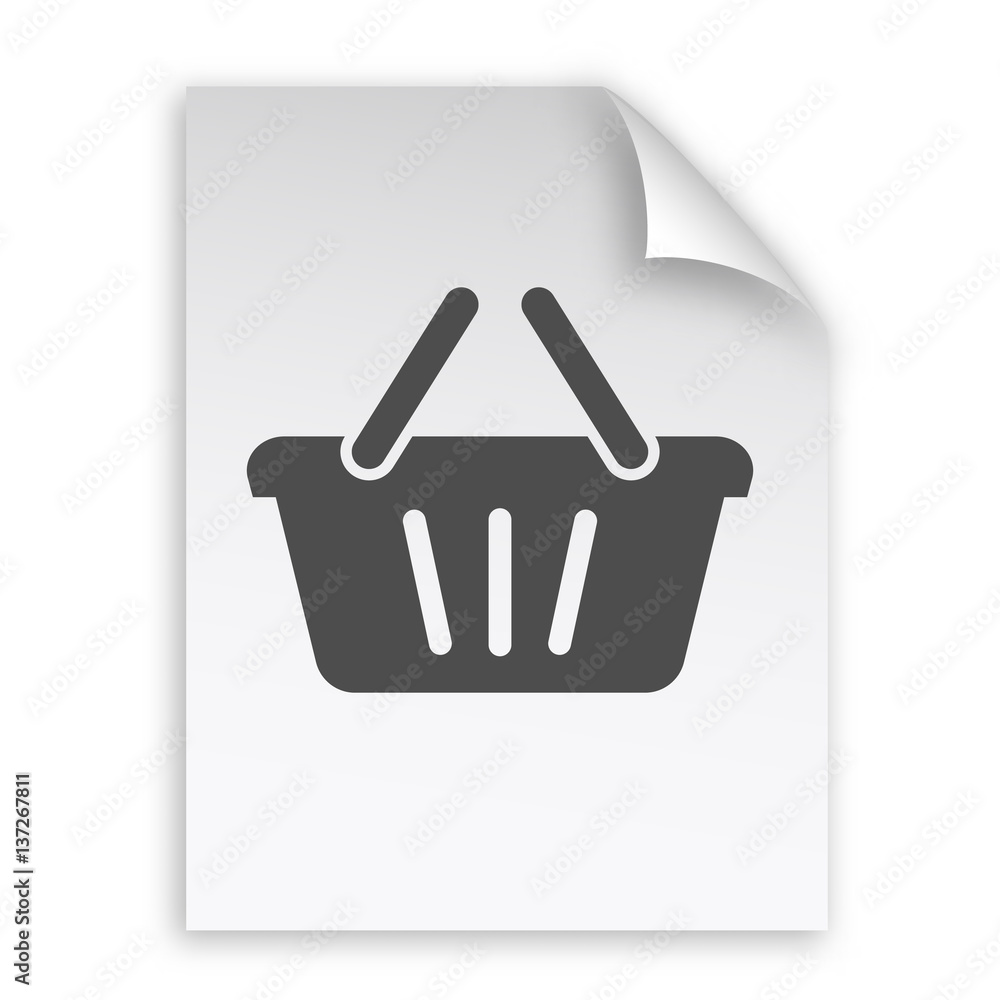 Store basket icon Store basket icon