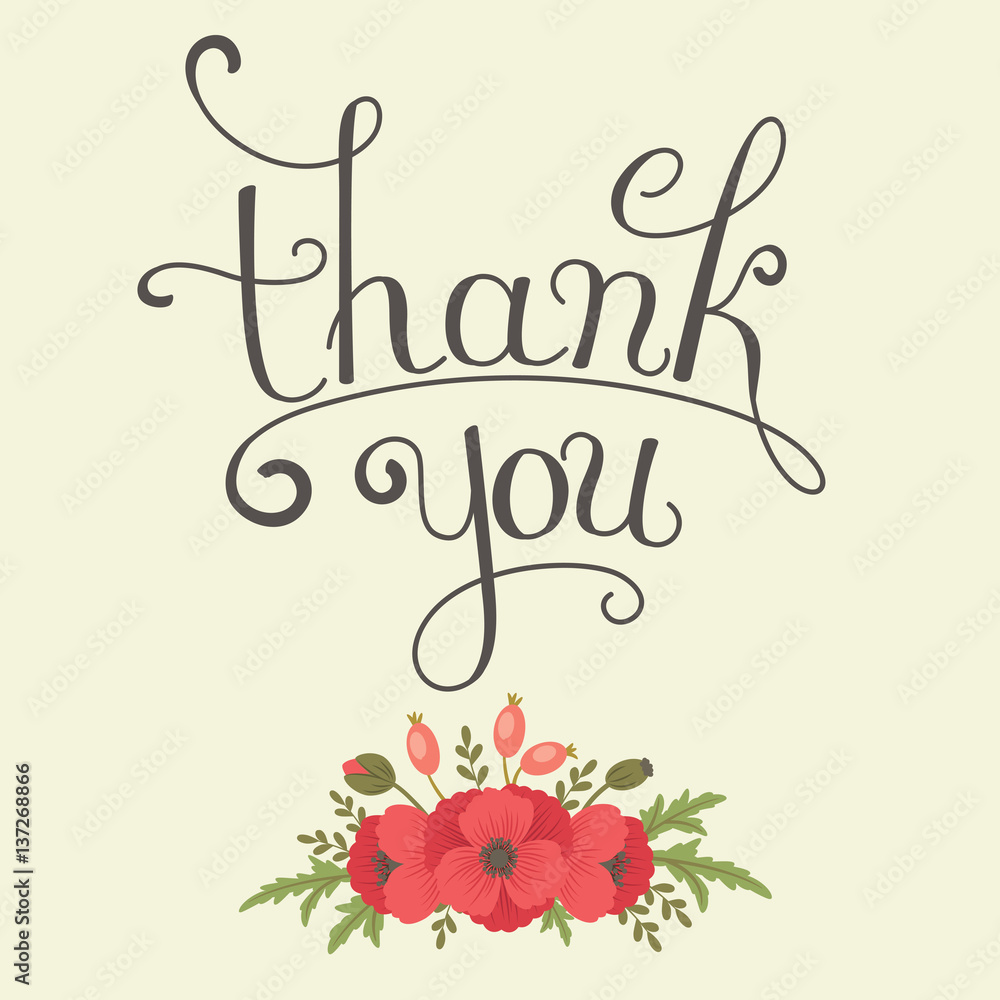 Thank You lettering Thank You lettering