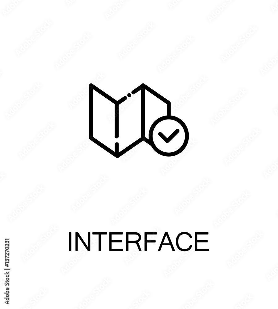 Interface flat icon