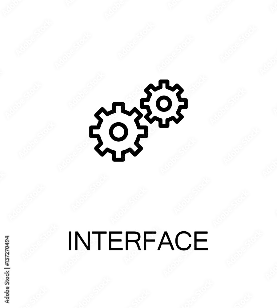 Interface flat icon Interface flat icon