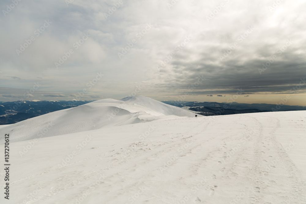 Winter in Carpathian montains Winter in Carpathian montains