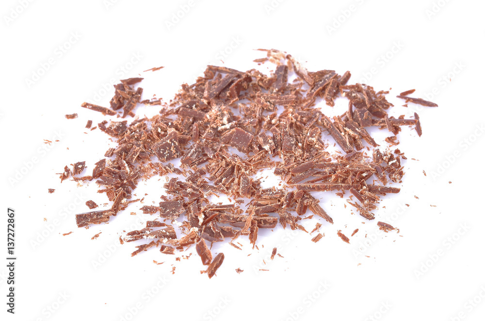 Fototapeta premium Chocolate Flake on a white background