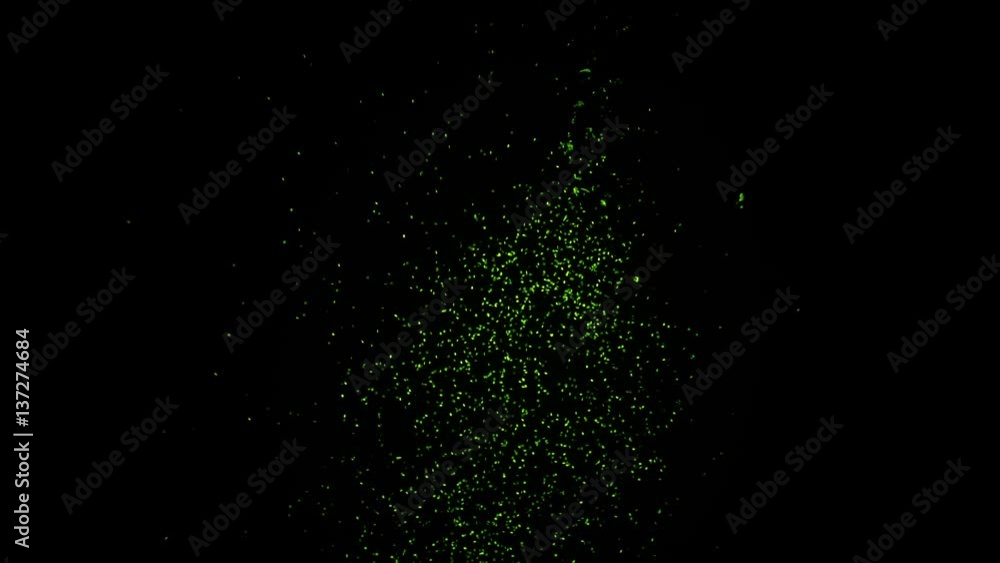 Explosion Of Vibrant Colored Particles Explosion Of Vibrant Colored Particles