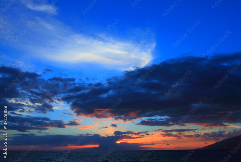 beautiful sunset on maui beautiful sunset on maui