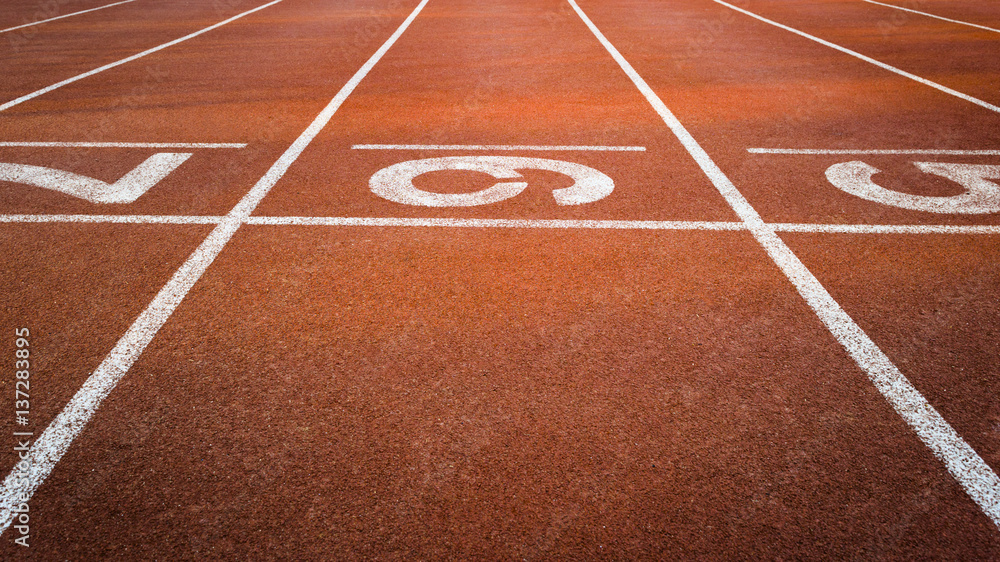 Fototapeta premium Track. running way. sport.