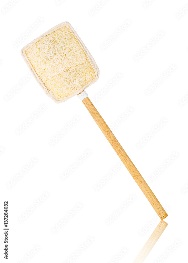 Wooden loofah or loofah brush for scrub body. Wooden loofah or loofah brush for scrub body.