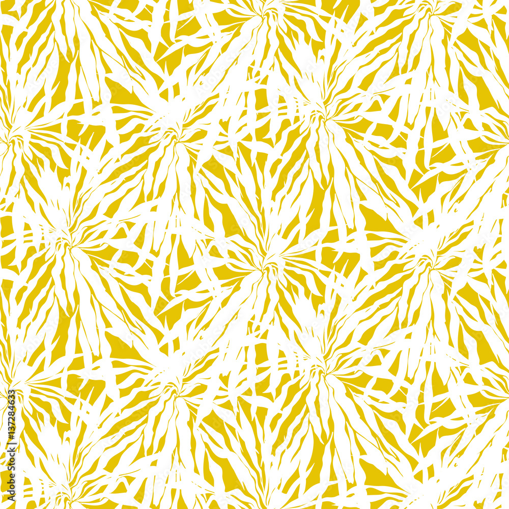 Seamless pattern with tropical palm leaves Seamless pattern with tropical palm leaves