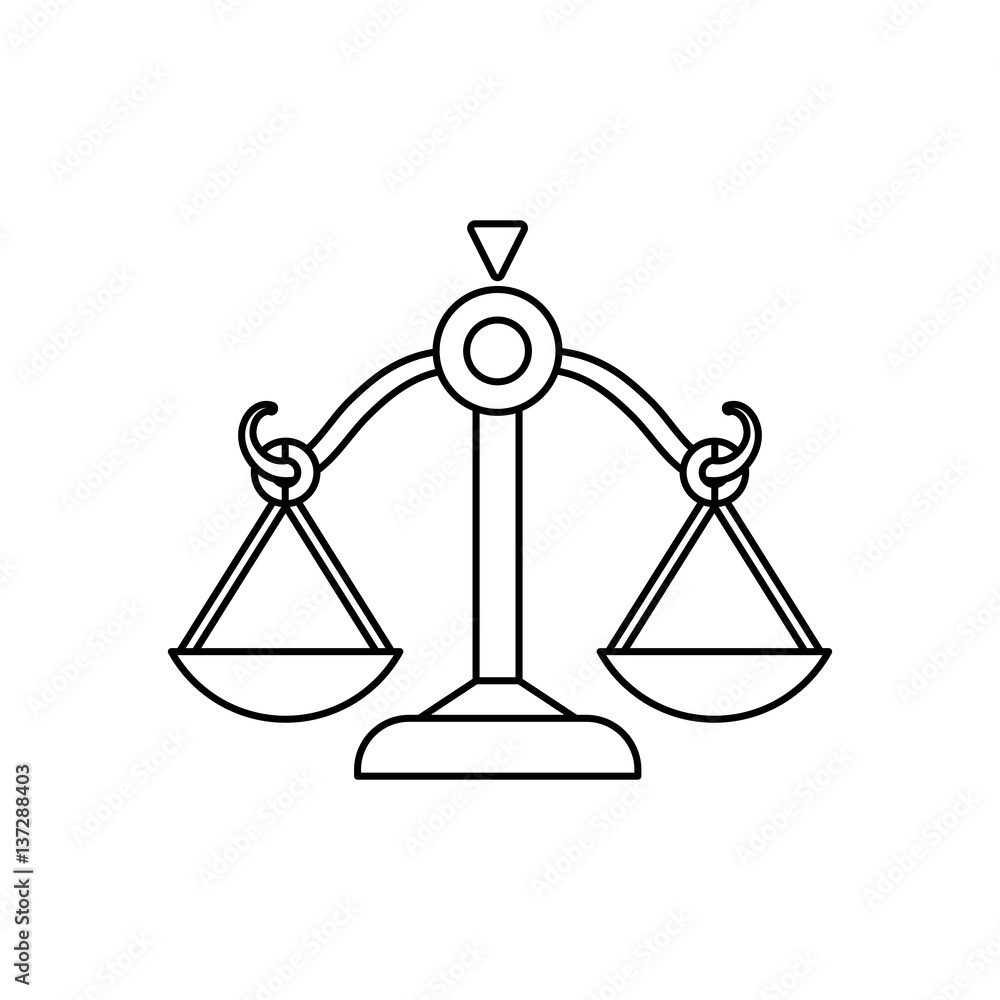 Justice balance isolated icon vector illustration graphic design Justice balance isolated icon vector illustration graphic design