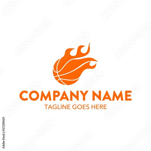 Basket Ball Logo Template