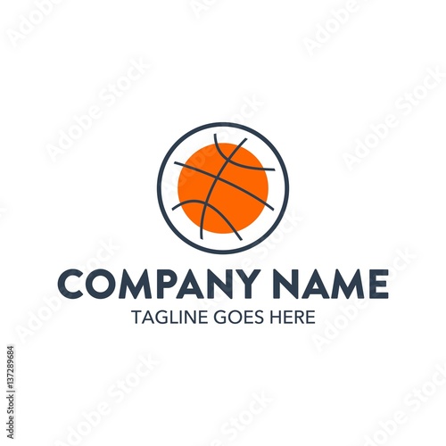 Basket Ball Logo Template