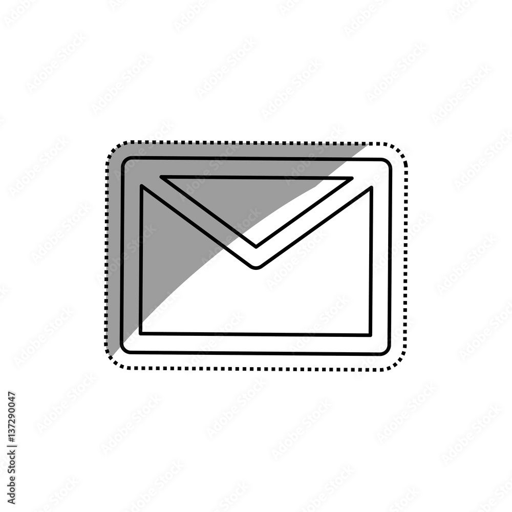 Email or mail symbol icon vector illustration graphic design Email or mail symbol icon vector illustration graphic design