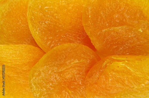 Dried apricots background
