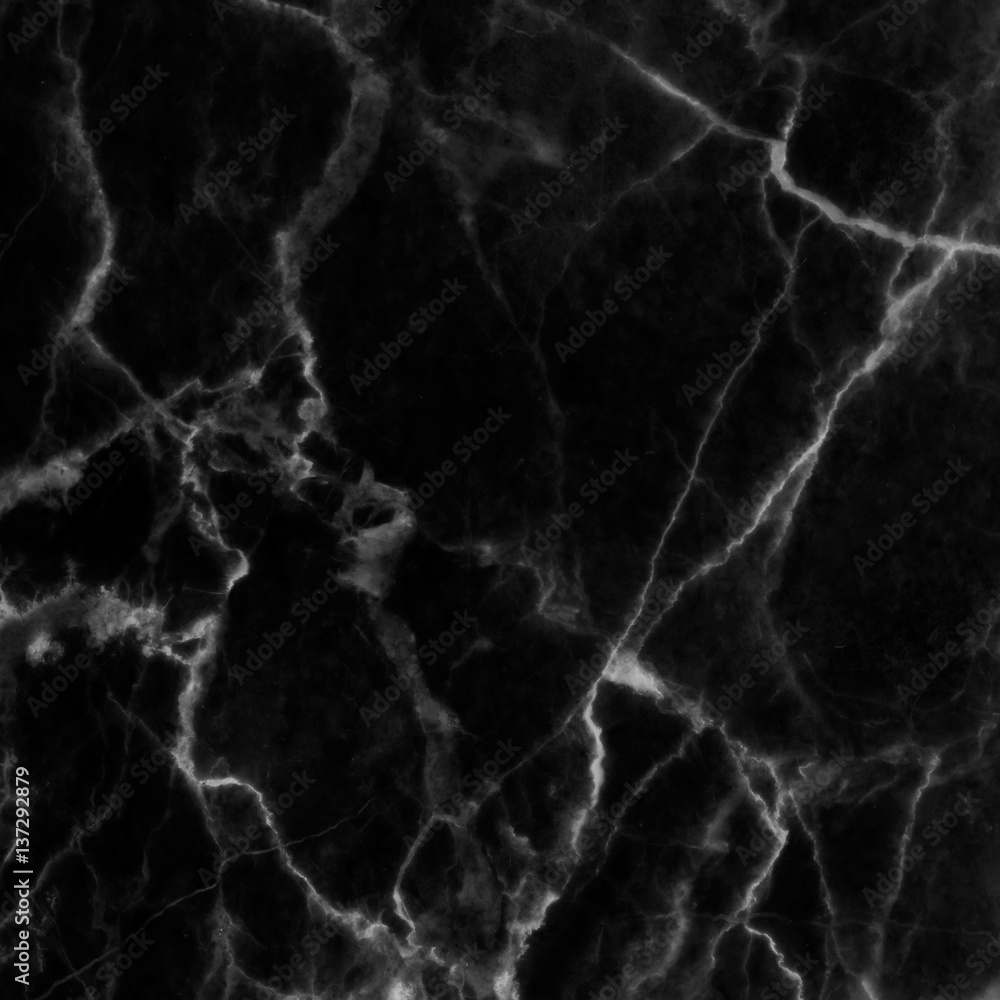 black marble patterned (natural patterns) texture background.