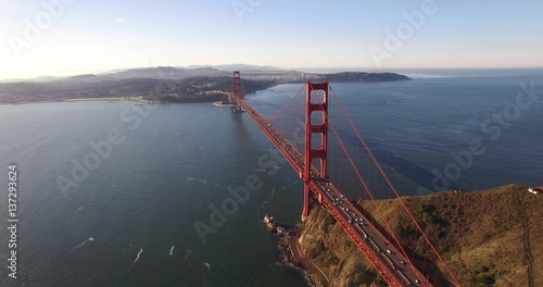 Golden Gate Bridge Pull Away Reveal Aerial, 4K, 23s, 6of10, Stock Video Sale - Drone Discoveries llc. photo