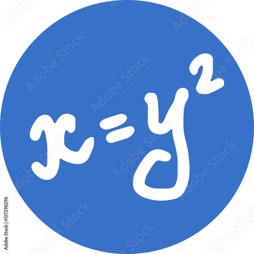 Mathematics icon photo