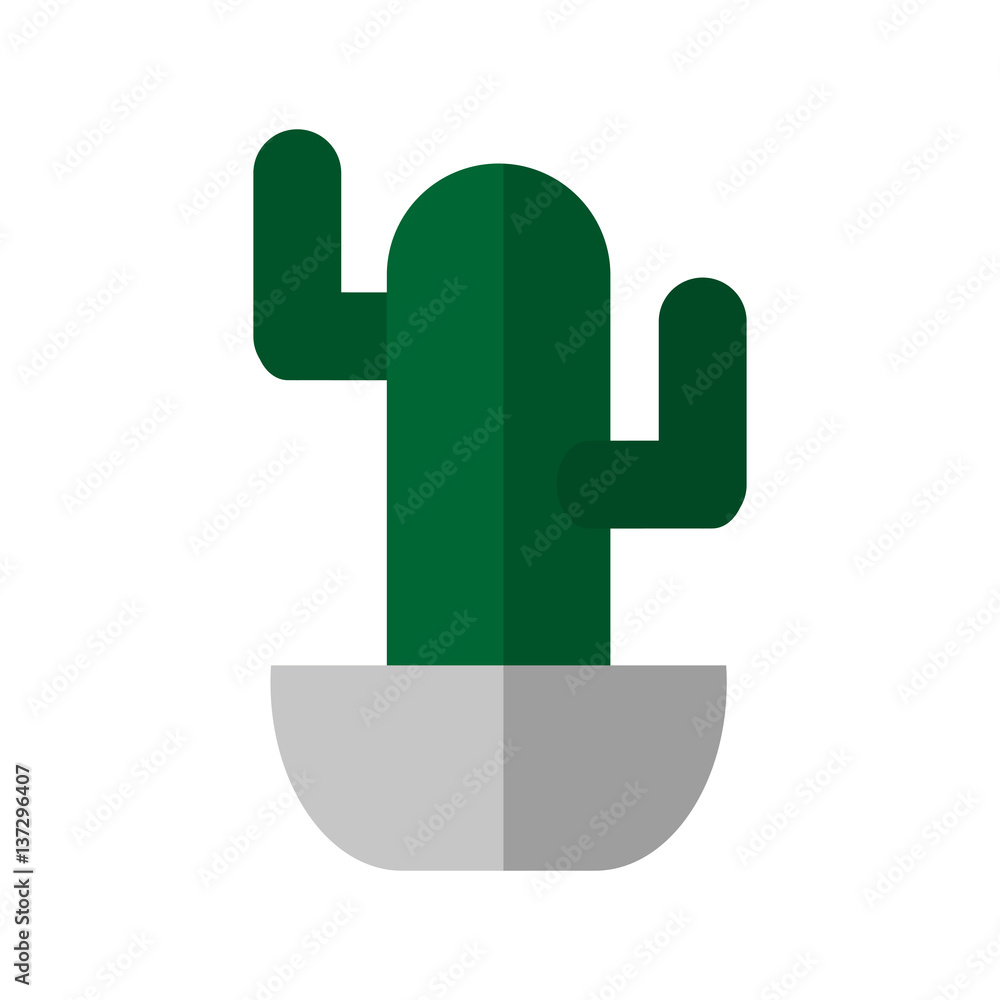 cactus plant in a pot over white background. colorful design. vector illustration cactus plant in a pot over white background. colorful design. vector illustration