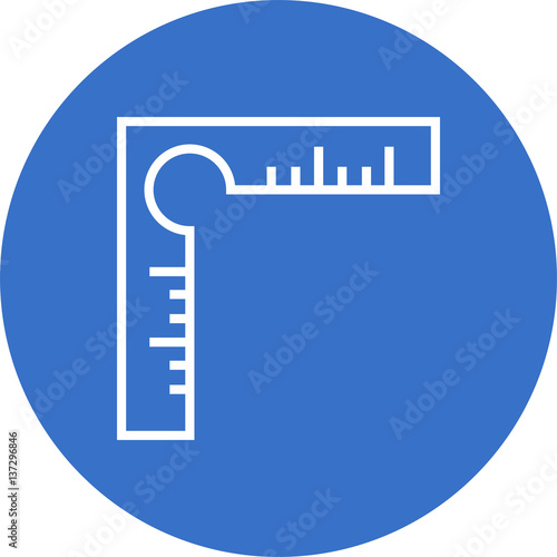 square ruler icon