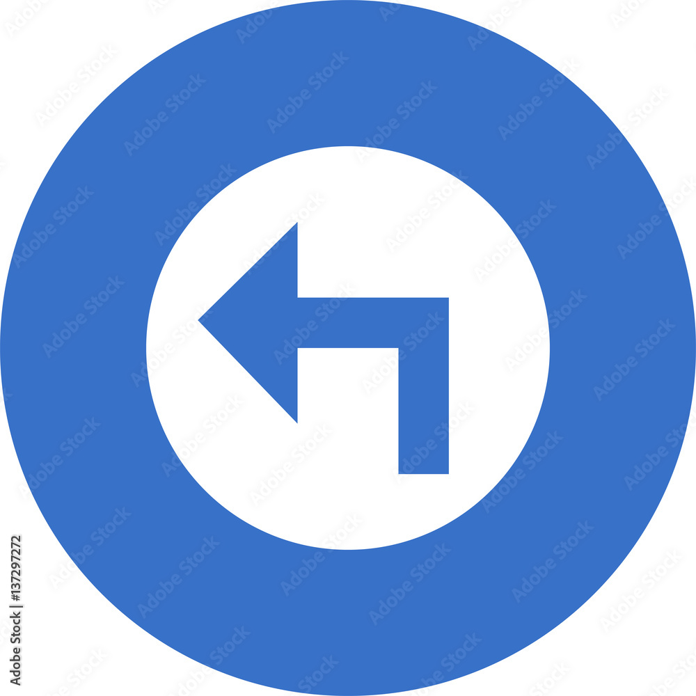 turn left icon turn left icon