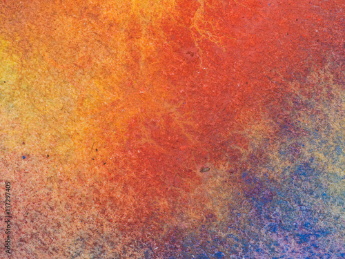 Color and texture of hand painted watercolor on paper