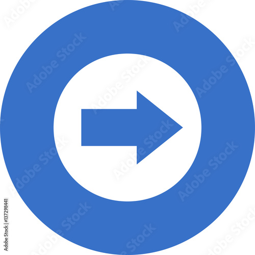 Free Download right arrow circle icon - GFXLoad