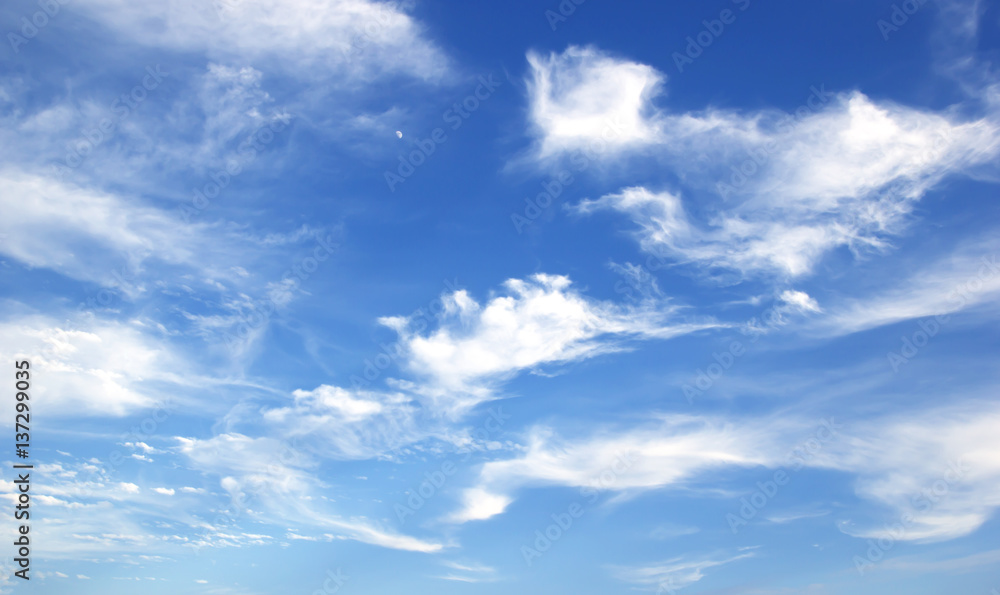 Blue sky white clouds Abstract nature Blue sky white clouds Abstract nature