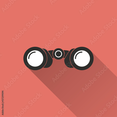 Binocular vector icon
