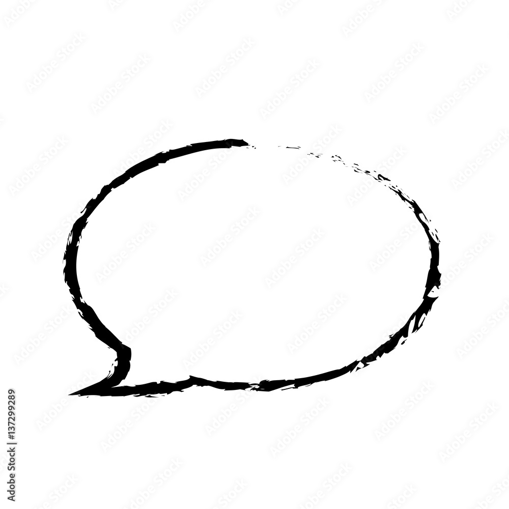 bubble speech communication sketch vector illustration eps 10 bubble speech communication sketch vector illustration eps 10