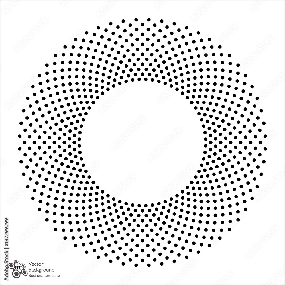 Vector Graphic #Polka Dot Circle Pattern