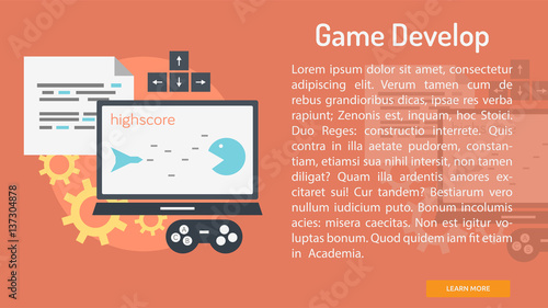 Game Develop Conceptual Banner