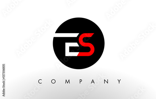 ES Logo. Letter Design Vector.