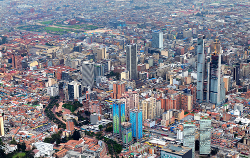 View of downtown Bogota from Monserrate