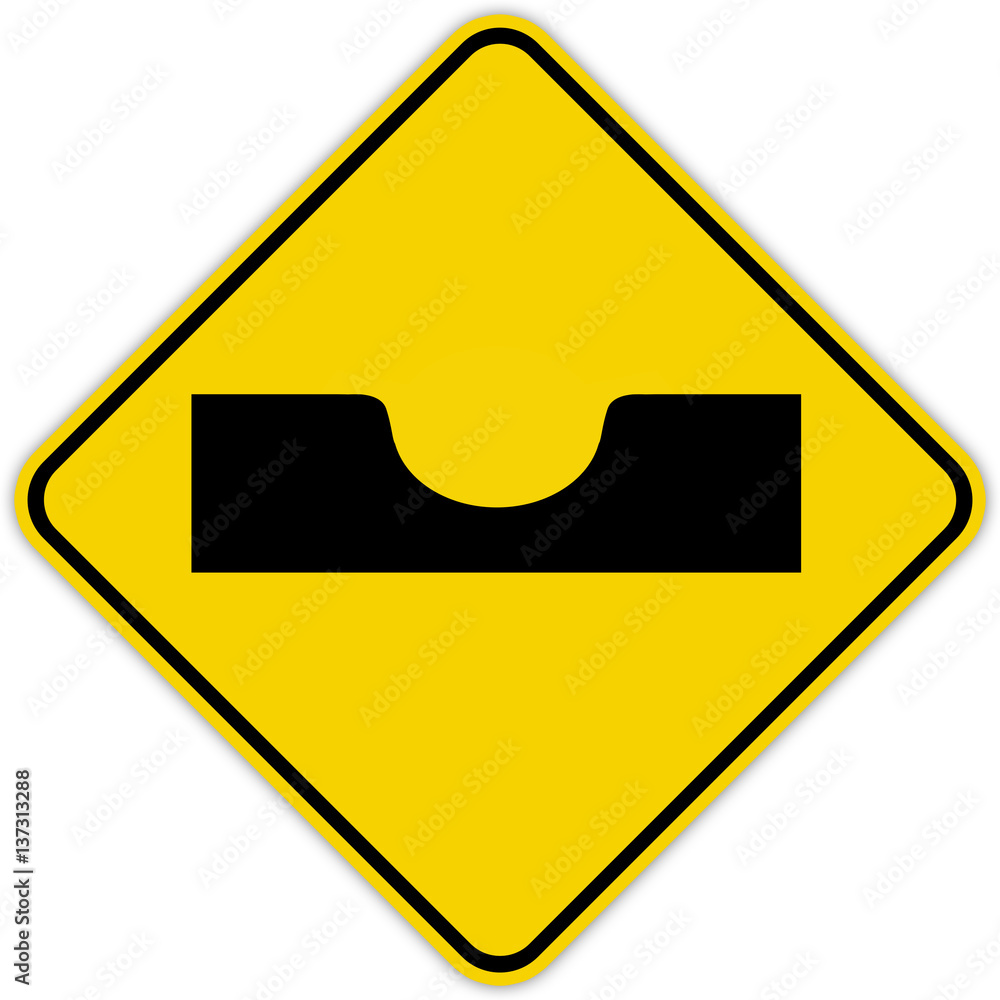 Panneau routier au Québec : Trou