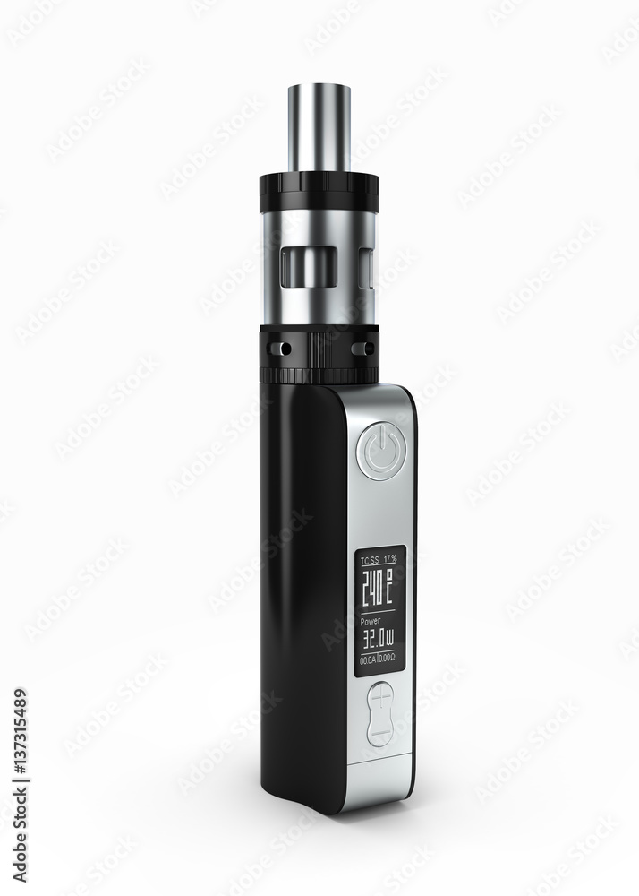 electronic cigarettе box mode isolated on white background 3d electronic cigarettе box mode isolated on white background 3d