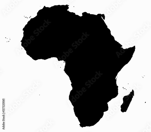 Africa And Her Islands Map