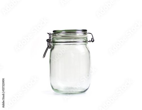 empty glass jar 