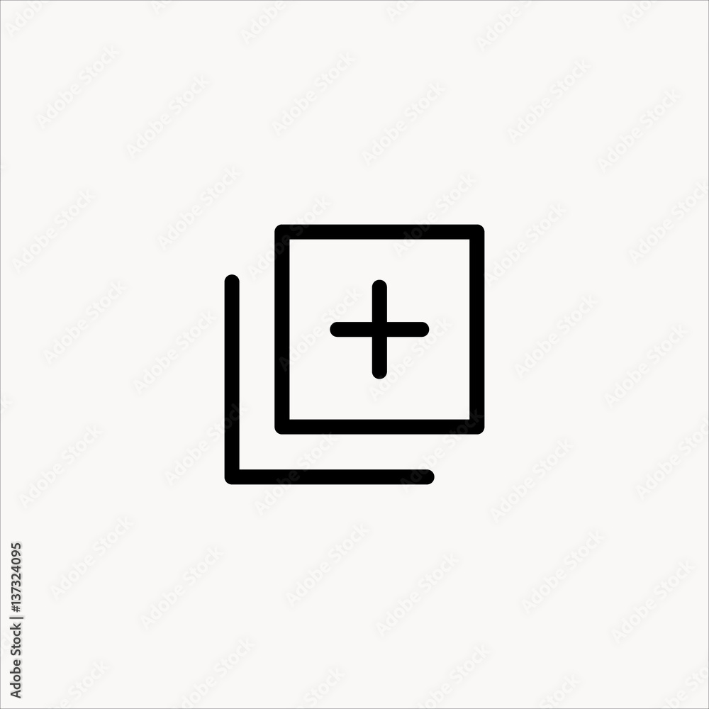 add icon flat design add icon flat design