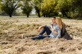 A couple in love - shallow depth romantic seen