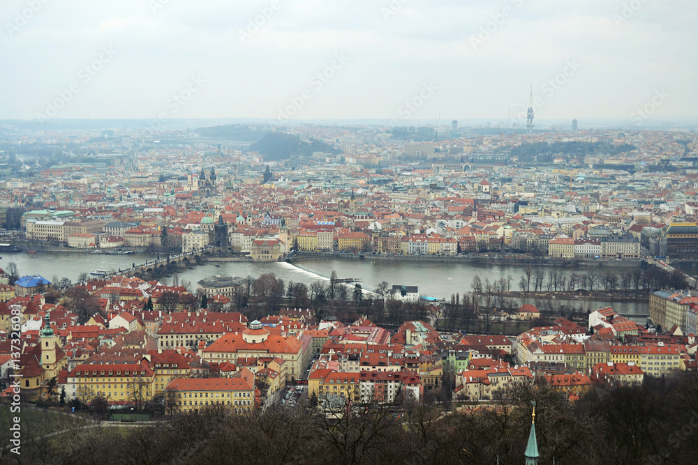Vista su Praga Repubblica Ceca 