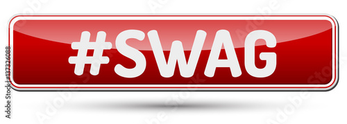 SWAG - Abstract beautiful button with text.