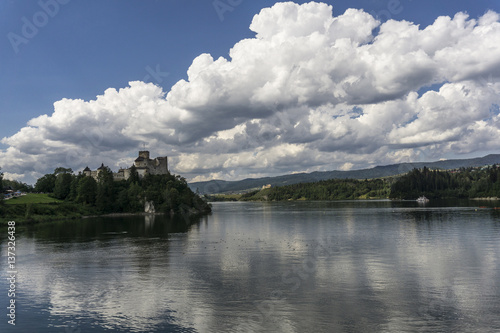 Medieval Niedzica Castle at Czorsztyn Lake