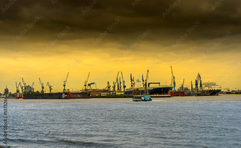 Werft Hamburg Panorama